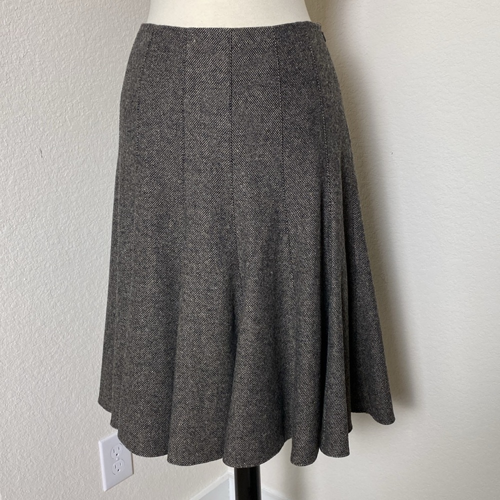Michael Kors Gray A-Line Skirt